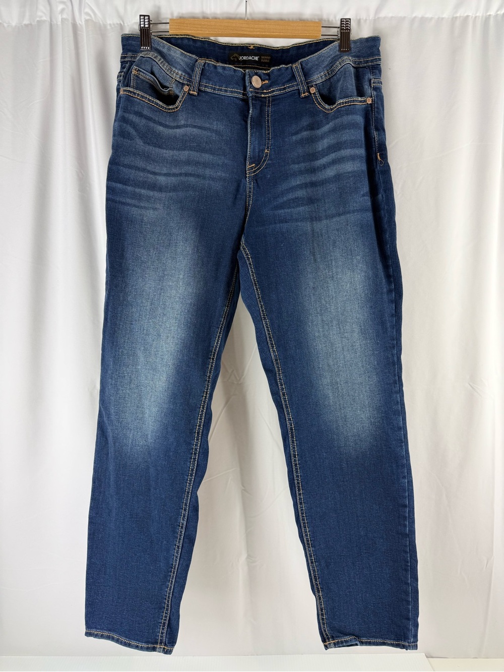 Jordache Skinny Jeans Women's 18W Blue Denim High Rise Stretch Style # JP21290MH